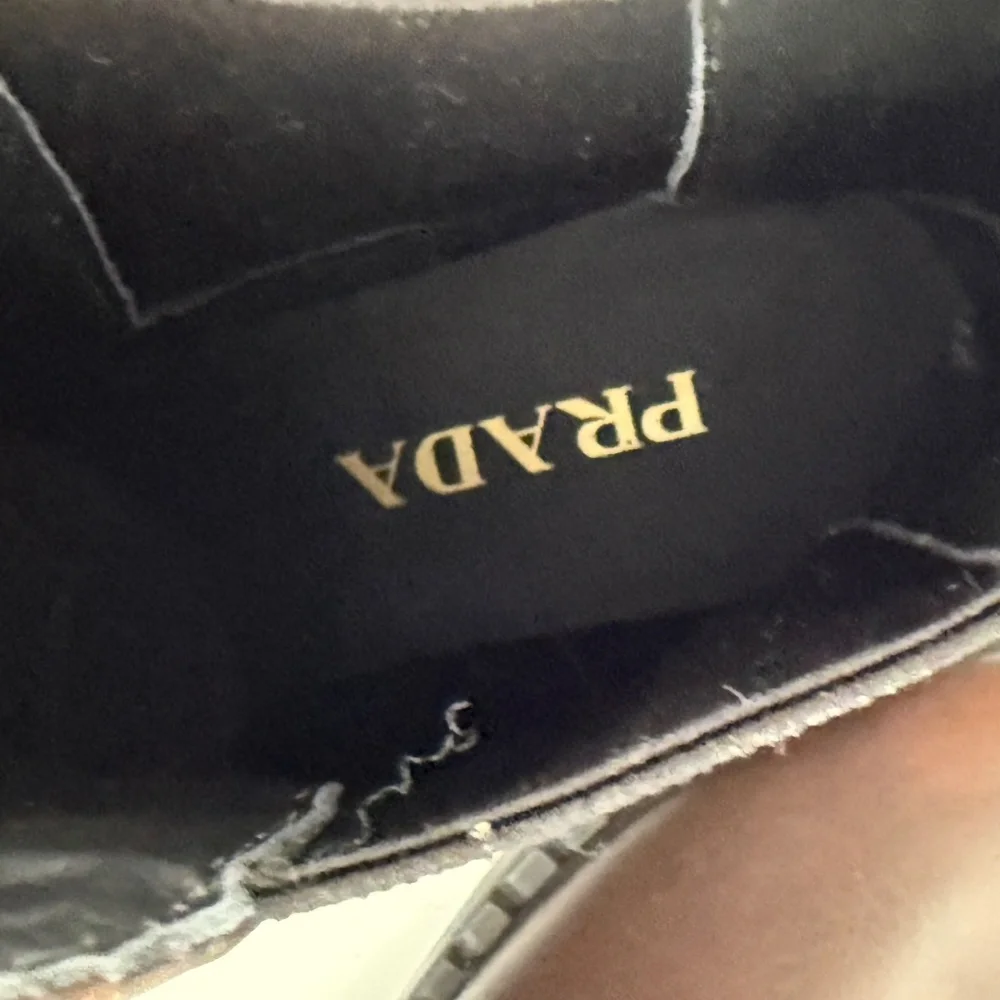 PRADA Chocolate Brown Brushed Leather Chelsea Ankle Boots Designer - Picture 8 of 12